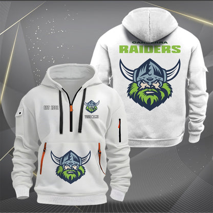CAN Personalized Custom Sports Hoodie Zipper