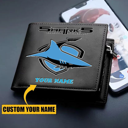 CRO Personalized Custom Zipper Folded Wallet