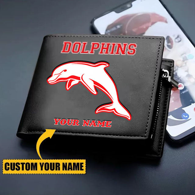 DOL Personalized Custom Zipper Folded Wallet
