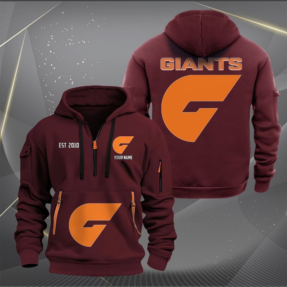 GWS Personalized Custom Sports Hoodie Zipper