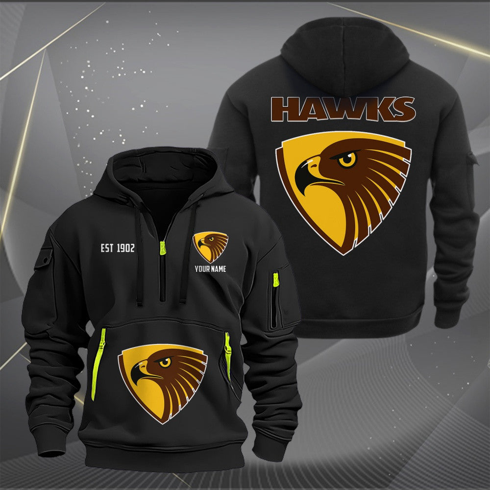 HAW Personalized Custom Sports Hoodie Zipper