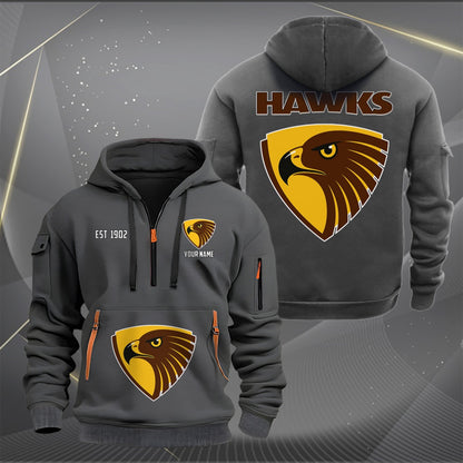 HAW Personalized Custom Sports Hoodie Zipper