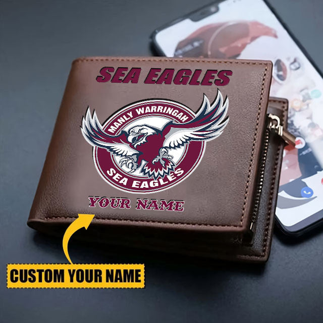 MAN Personalized Custom Zipper Folded Wallet