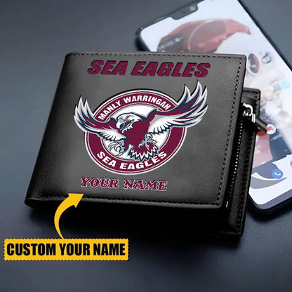 MAN Personalized Custom Zipper Folded Wallet