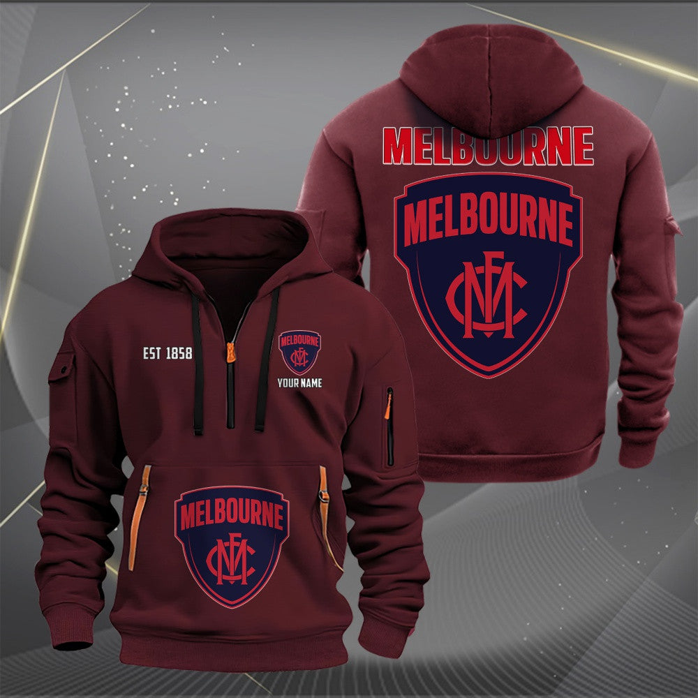 MD Personalized Custom Sports Hoodie Zipper