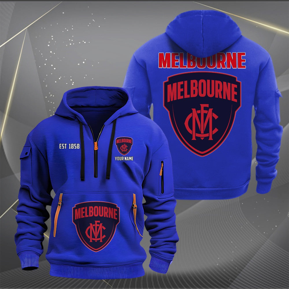 MD Personalized Custom Sports Hoodie Zipper