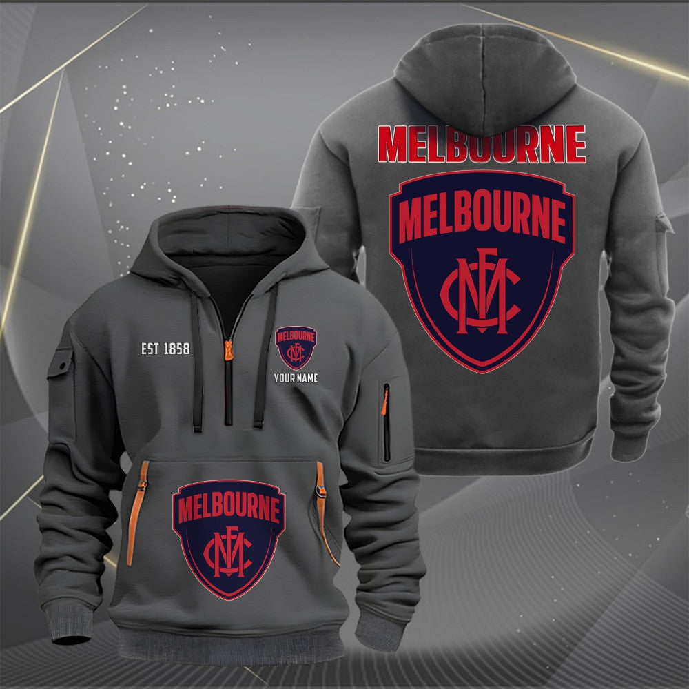 MD Personalized Custom Sports Hoodie Zipper