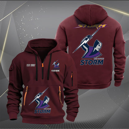 MEL Personalized Custom Sports Hoodie Zipper