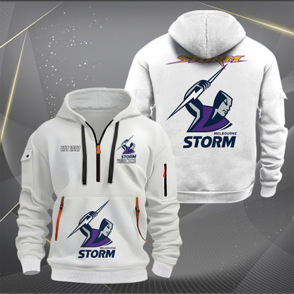 MEL Personalized Custom Sports Hoodie Zipper