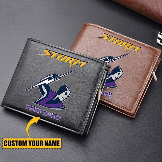 MEL Personalized Custom Zipper Folded Wallet
