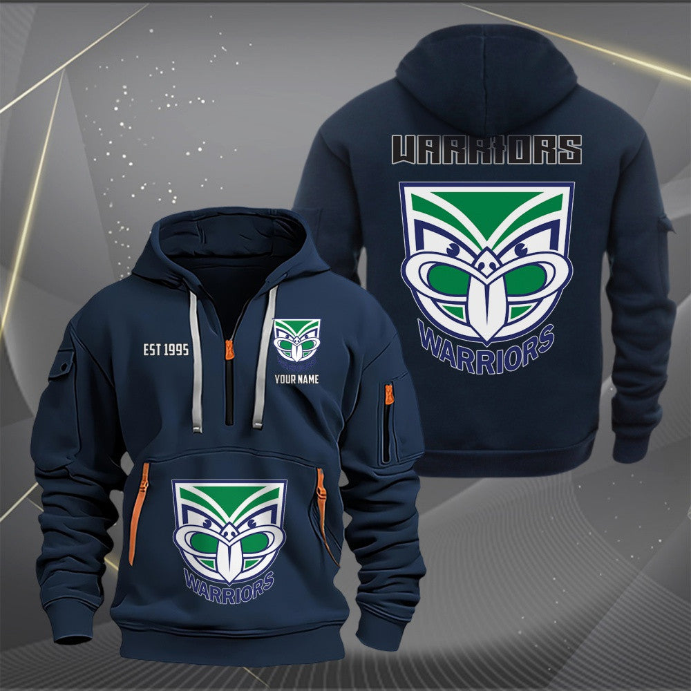 NZL Personalized Custom Sports Hoodie Zipper