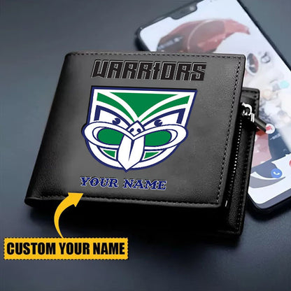 NZL Personalized Custom Zipper Folded Wallet