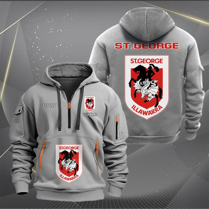 STG Personalized Custom Sports Hoodie Zipper
