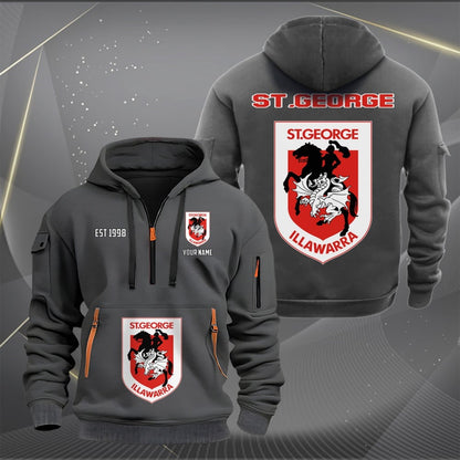 STG Personalized Custom Sports Hoodie Zipper