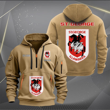 STG Personalized Custom Sports Hoodie Zipper