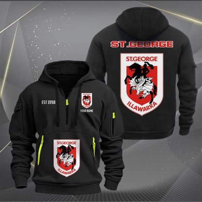 STG Personalized Custom Sports Hoodie Zipper