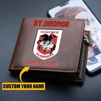 STG Personalized Custom Zipper Folded Wallet