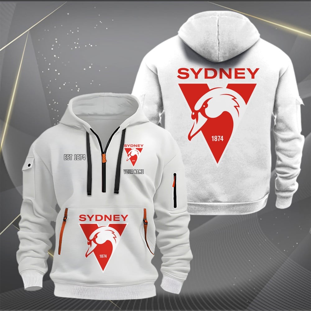 SS Personalized Custom Sports Hoodie Zipper