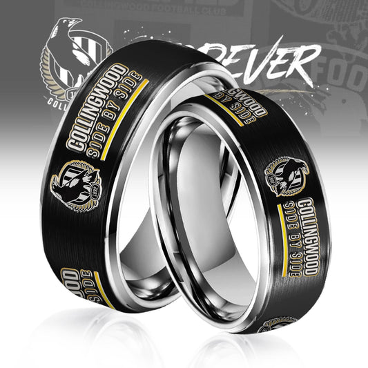 AFL Silver Tungsten Rings Gift For Fans 17