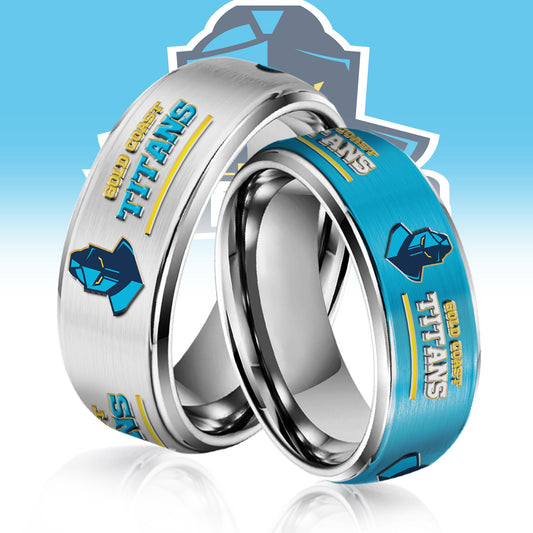 NRL Silver Tungsten Rings Gift For Fans 4