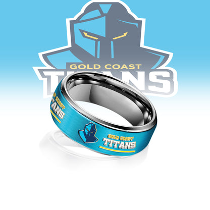 NRL Silver Tungsten Rings Gift For Fans 4