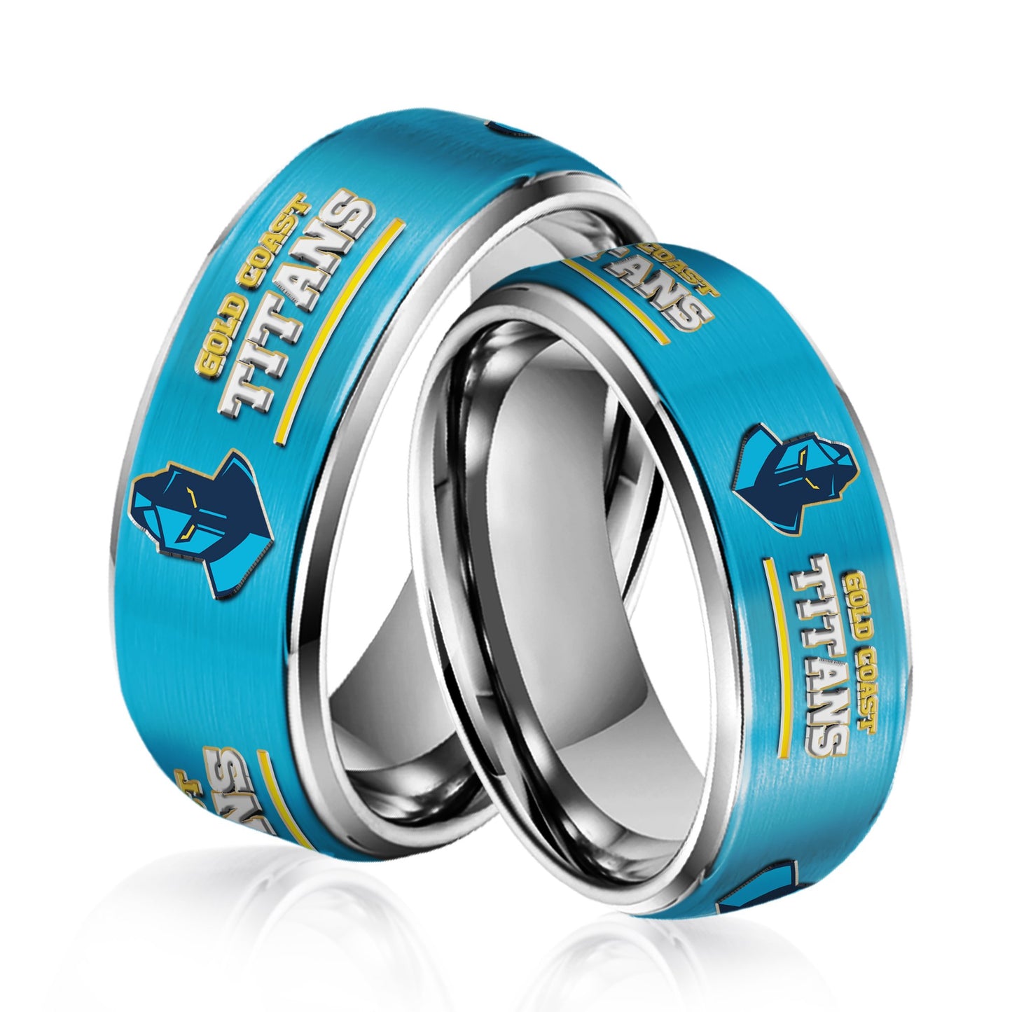NRL Silver Tungsten Rings Gift For Fans 4
