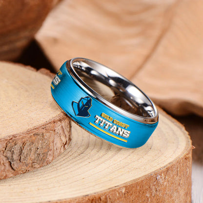 NRL Silver Tungsten Rings Gift For Fans 4
