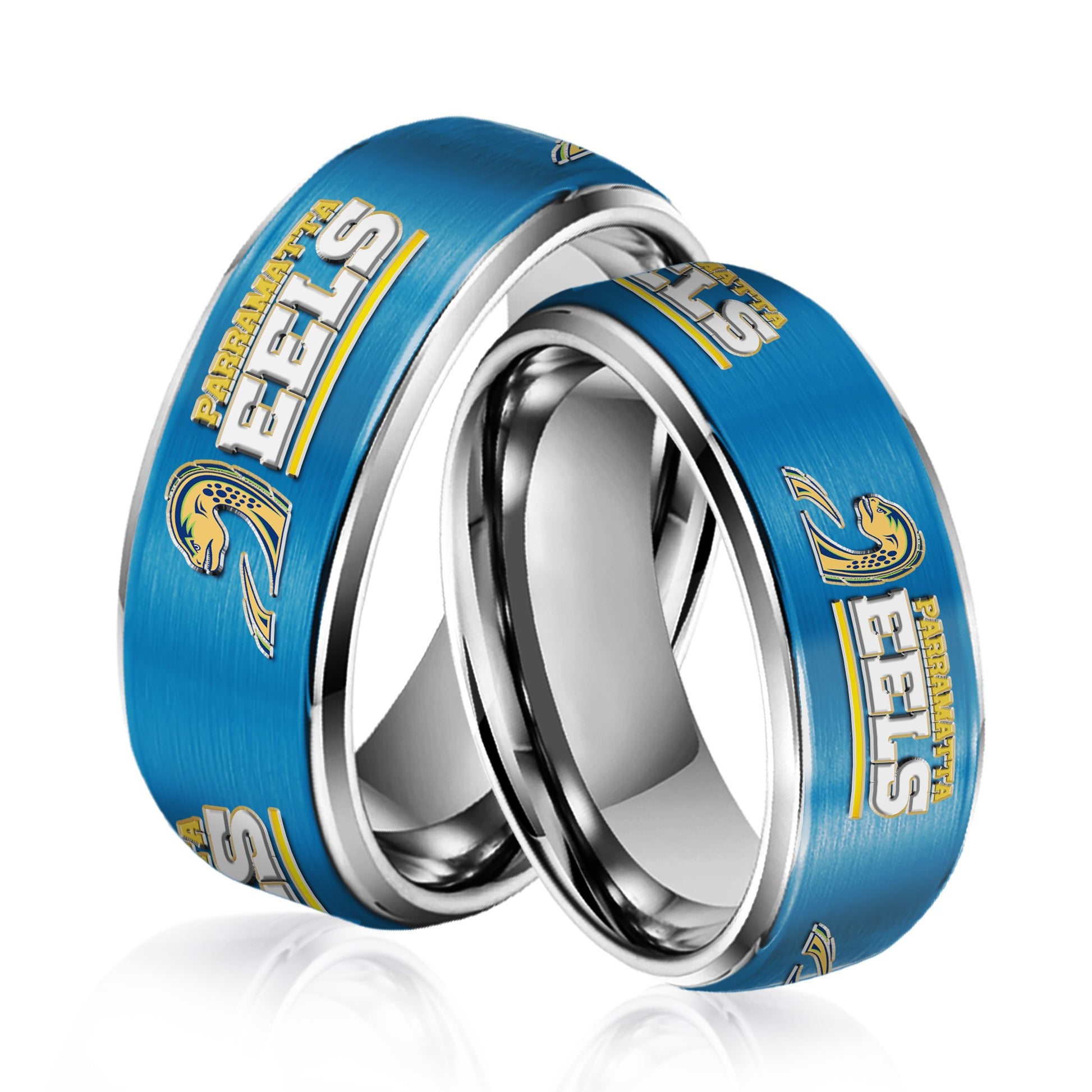 NRL Silver Tungsten Rings Gift For Fans 1