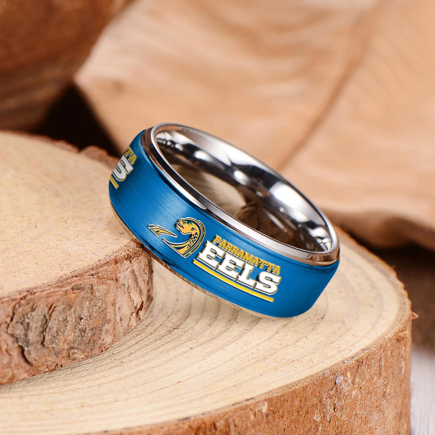 NRL Silver Tungsten Rings Gift For Fans 1