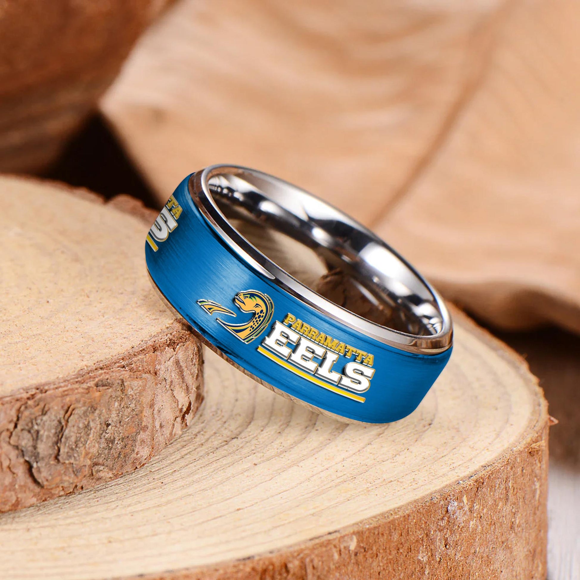 NRL Silver Tungsten Rings Gift For Fans 1