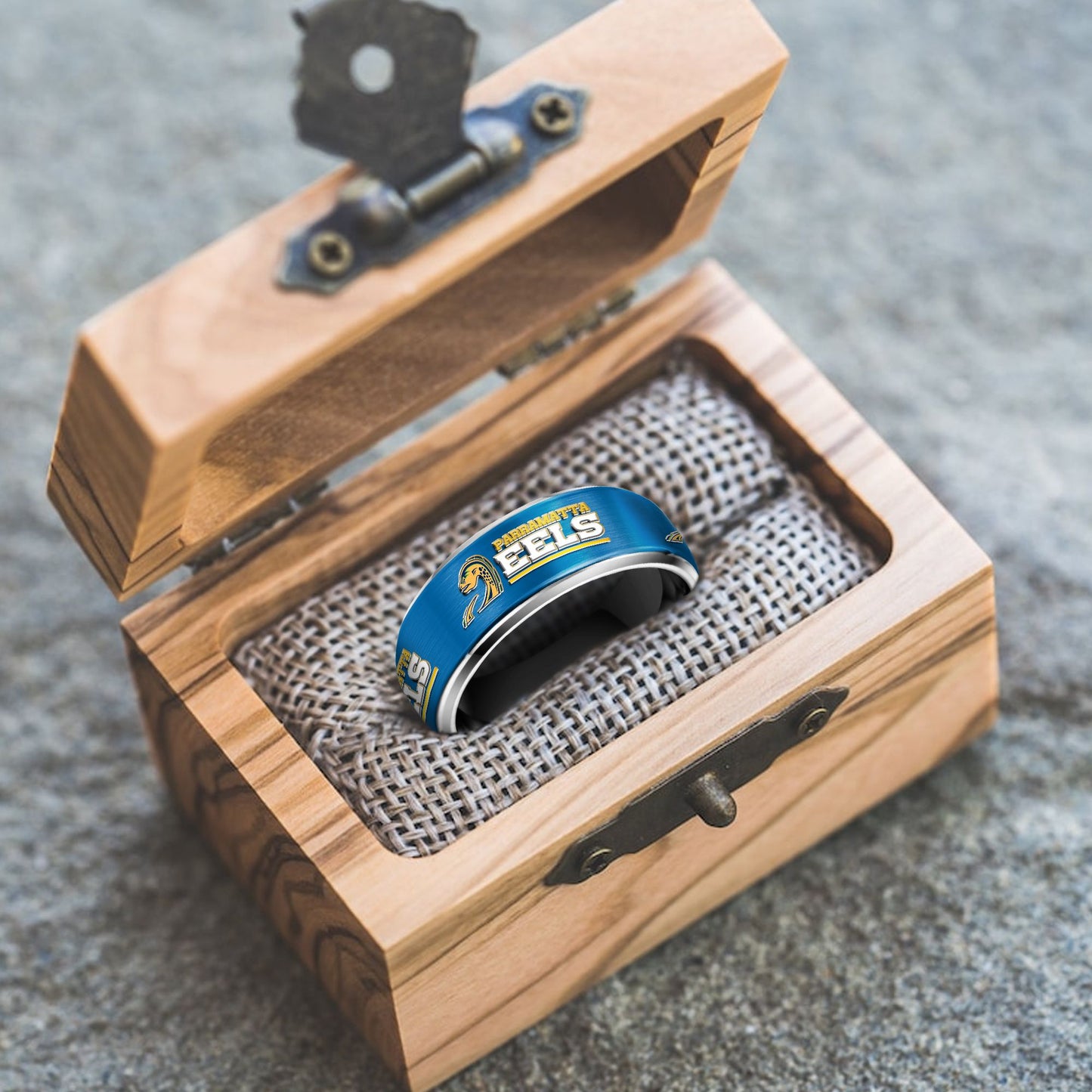 NRL Silver Tungsten Rings Gift For Fans 1