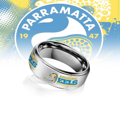 NRL Silver Tungsten Rings Gift For Fans 1