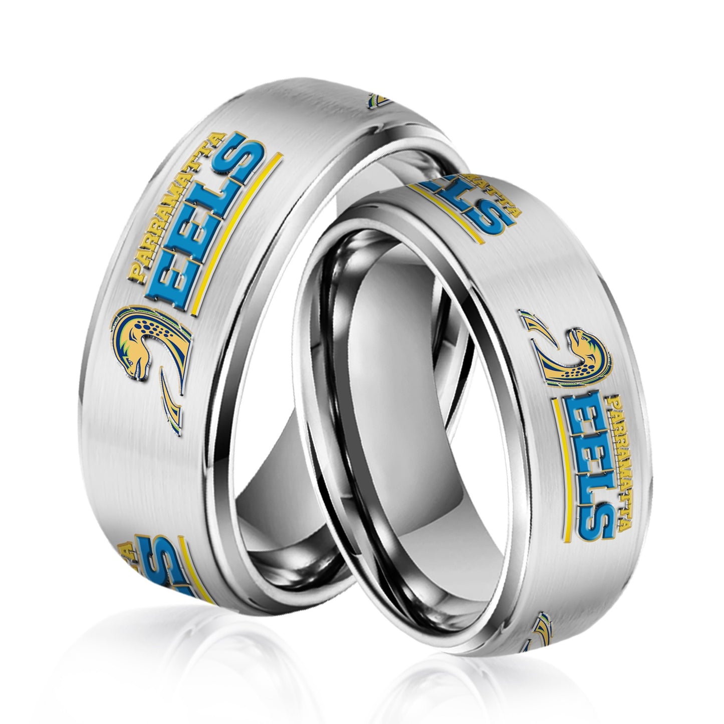 NRL Silver Tungsten Rings Gift For Fans 1
