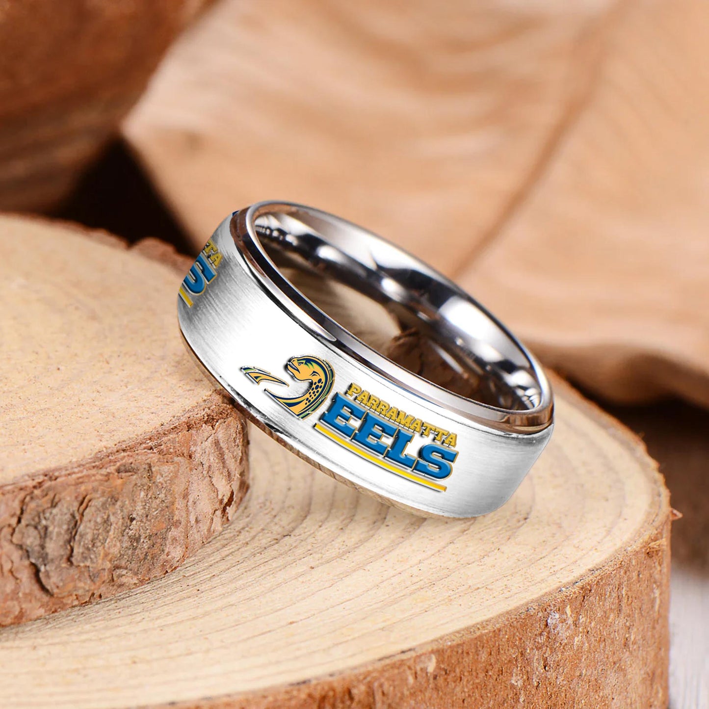 NRL Silver Tungsten Rings Gift For Fans 1