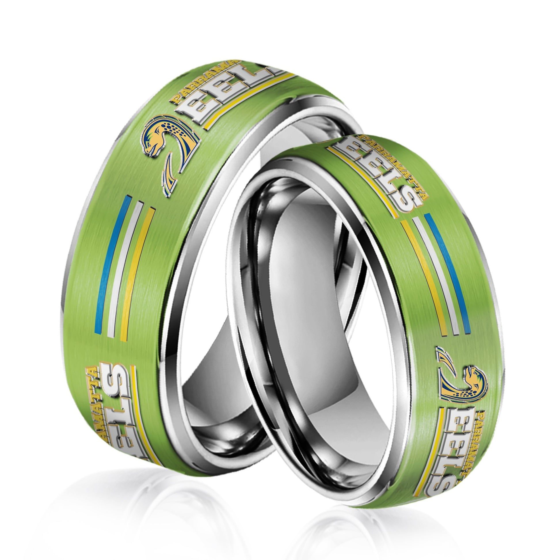 NRL Silver Tungsten Rings Gift For Fans 12