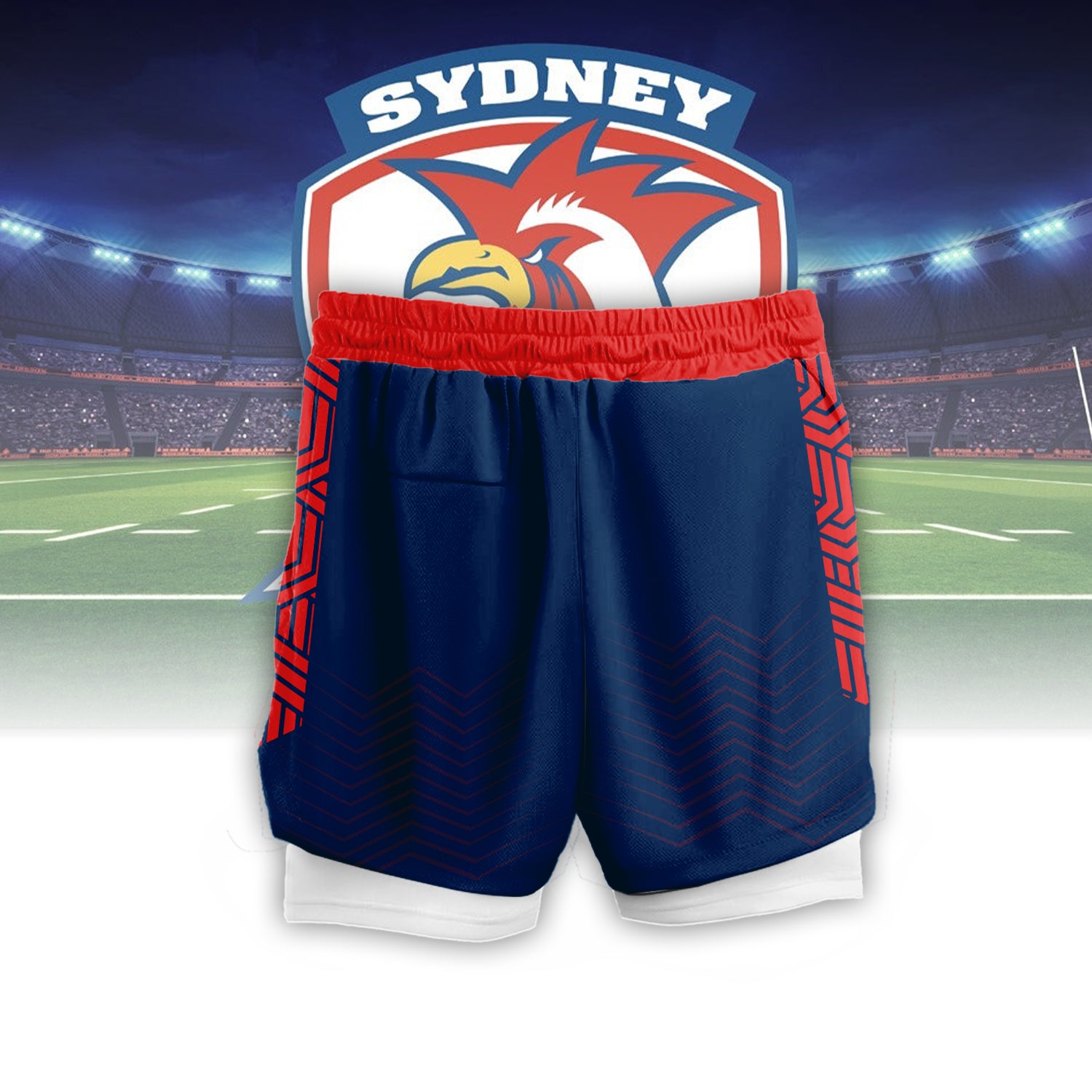 SYD Personalized Custom 2-in-1 Performance Shorts