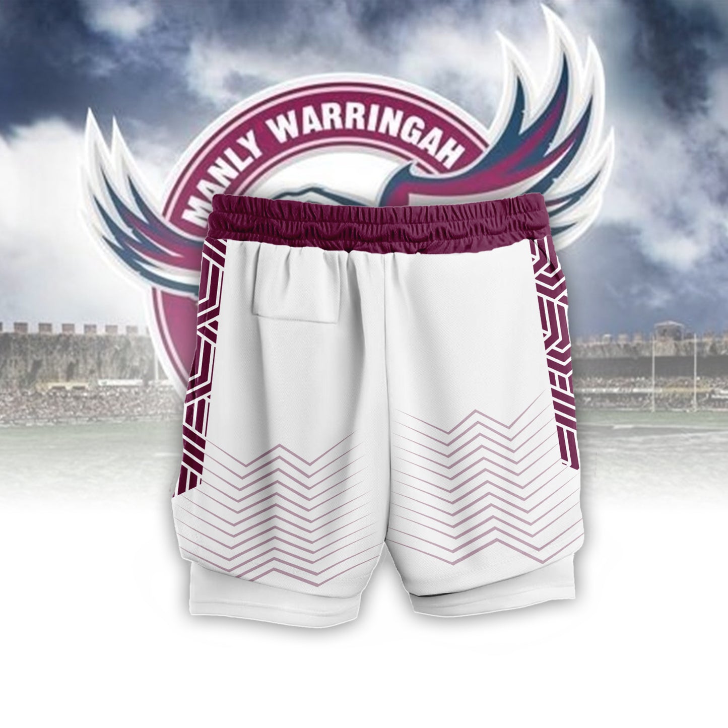 MAN Personalized Custom 2-in-1 Performance Shorts