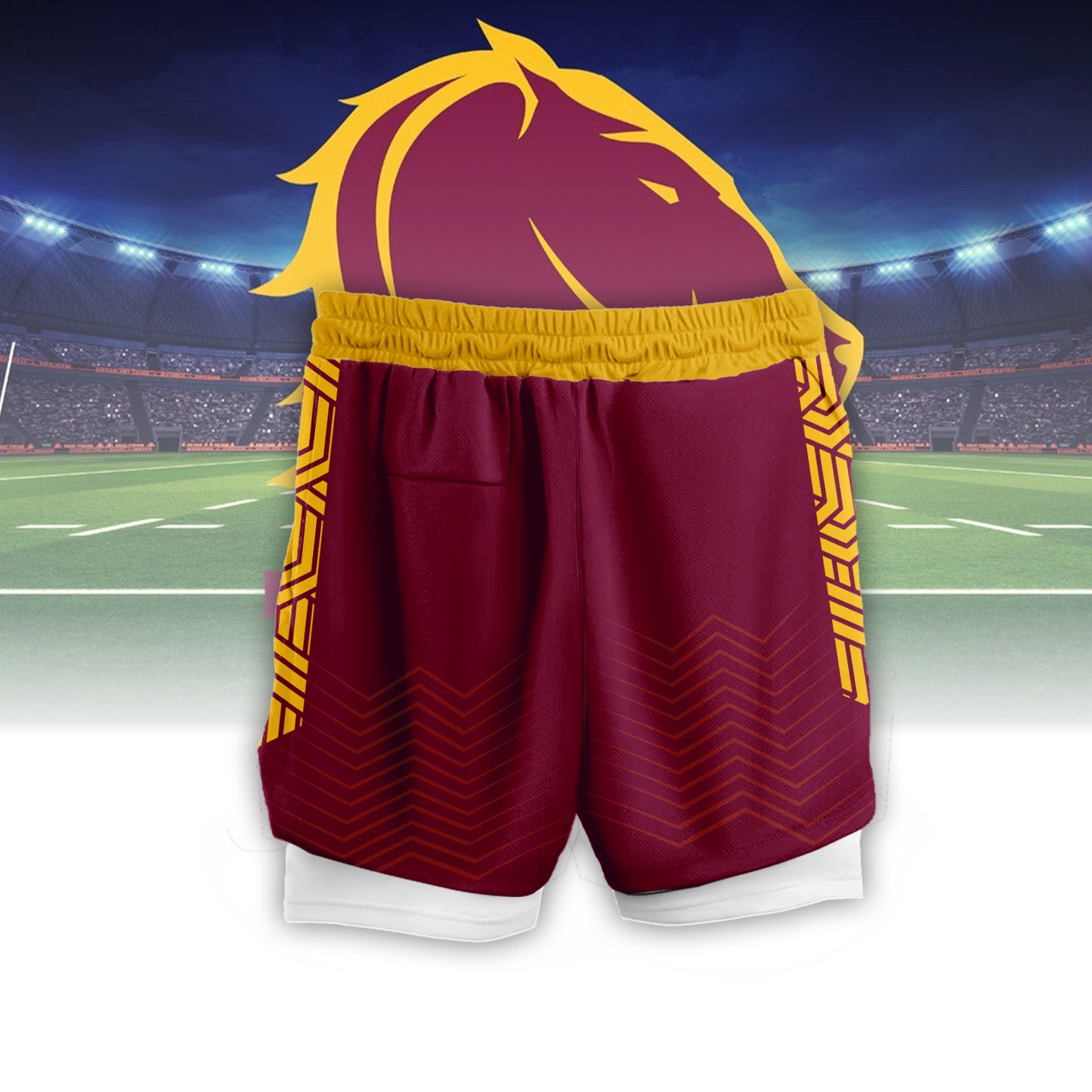 BRI Personalized Custom 2-in-1 Performance Shorts
