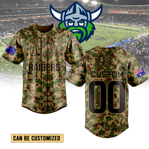 CAN Personalized Custom Baseball Jersey 3