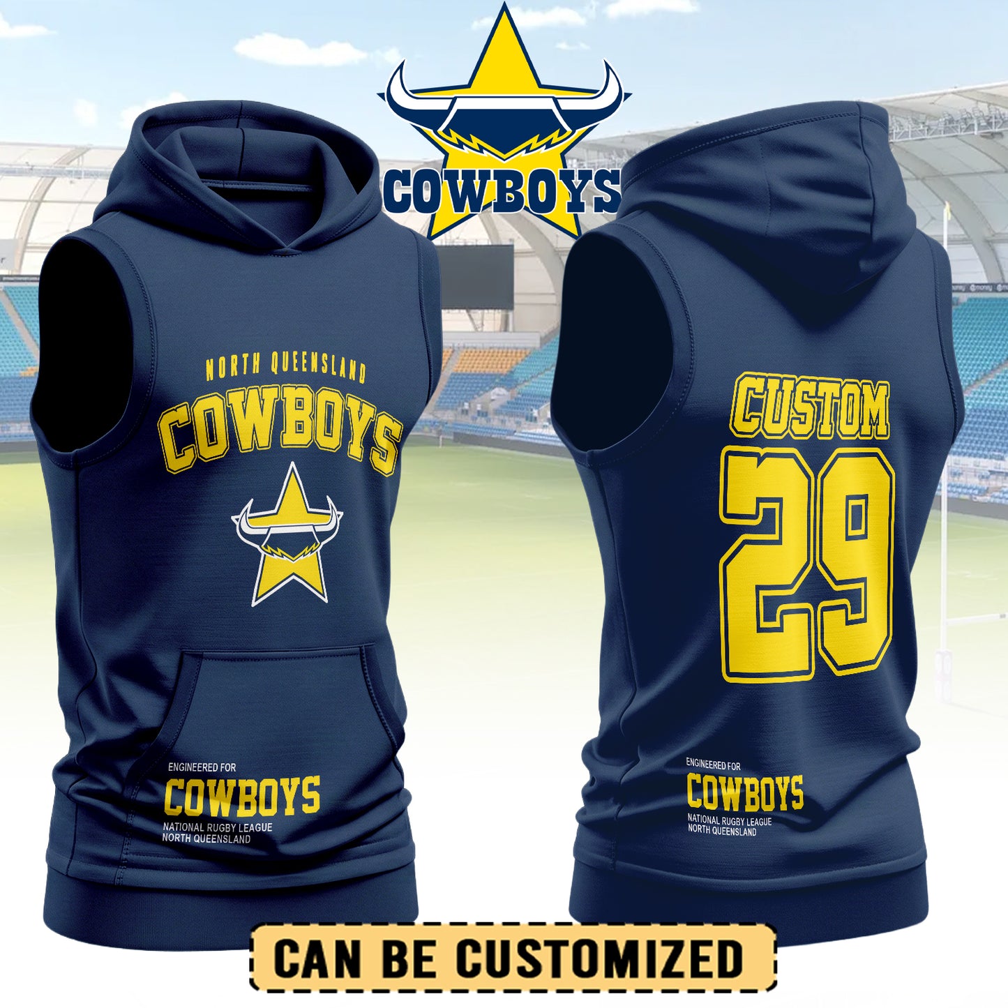 NQL Personalized Custom Hooded Tank Top 5