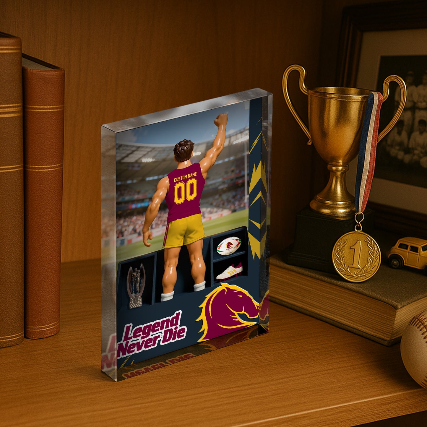 BRI Personalized Custom Sports Acrylic Block Plaque 2