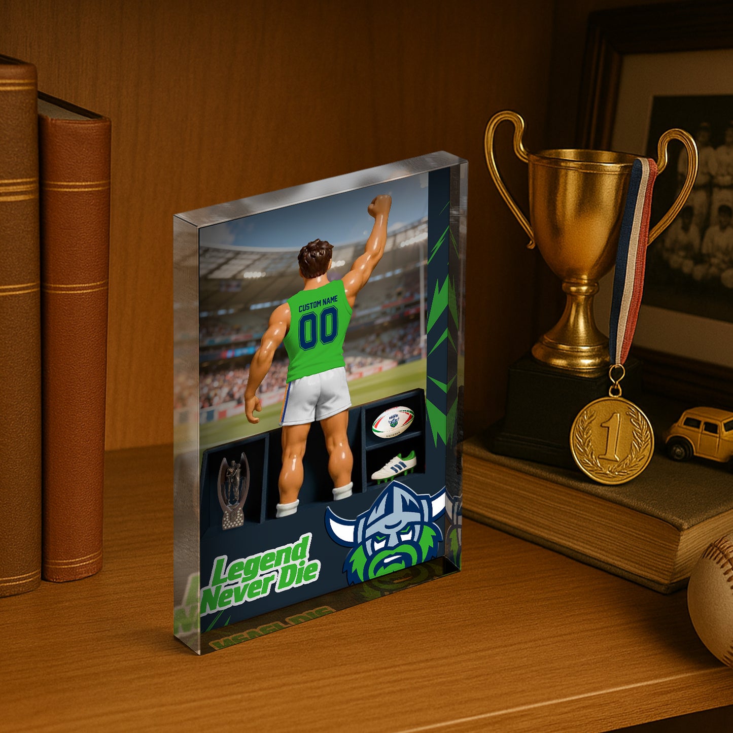 CAN Personalized Custom Sports Acrylic Block Plaque 2