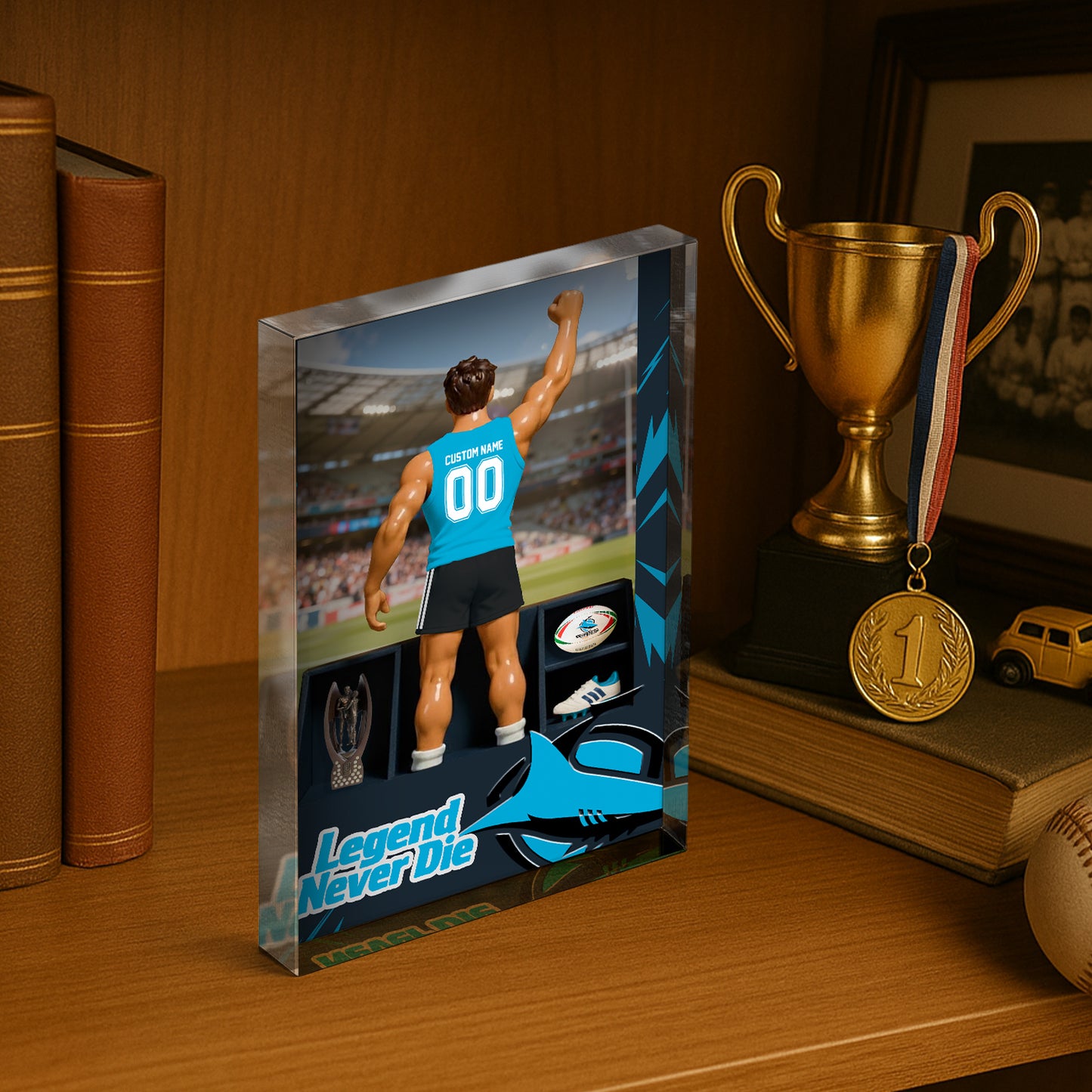 CRO Personalized Custom Sports Acrylic Block Plaque 2