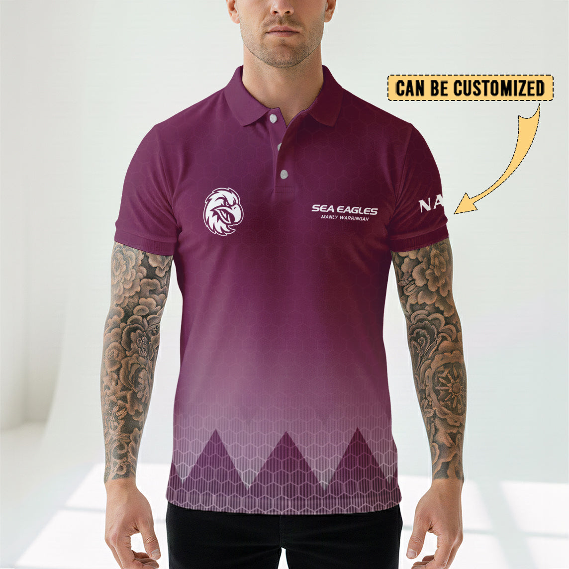 MAN Personalized Custom Polo Shirt 15