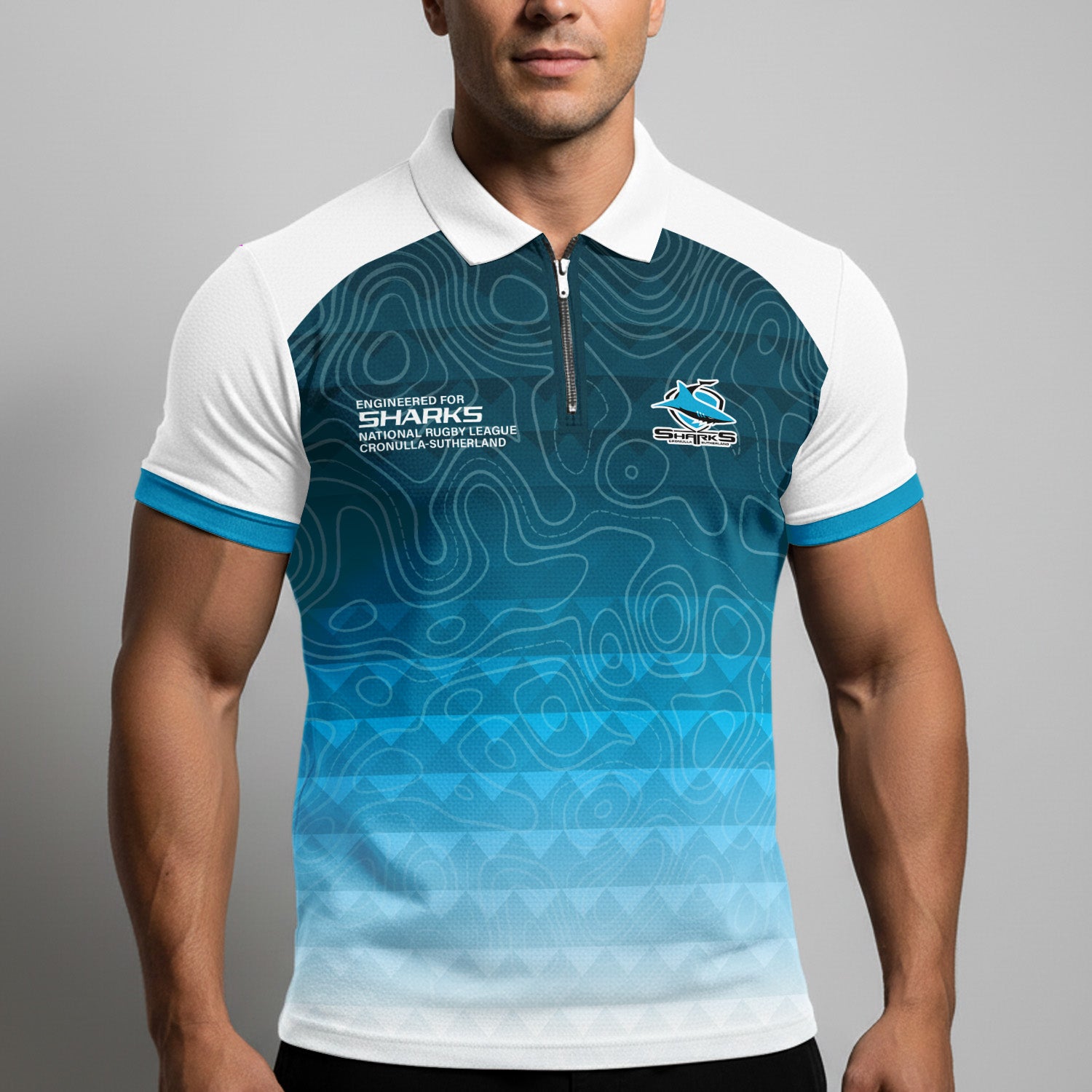 CRO Personalized Custom Zip Polo Shirt 2