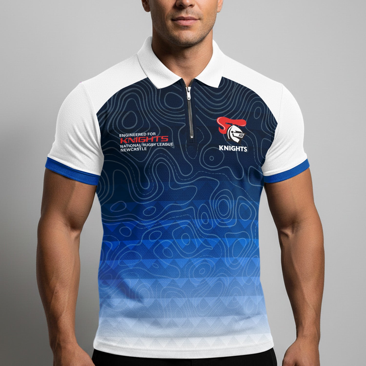 NEW Personalized Custom Zip Polo Shirt 2