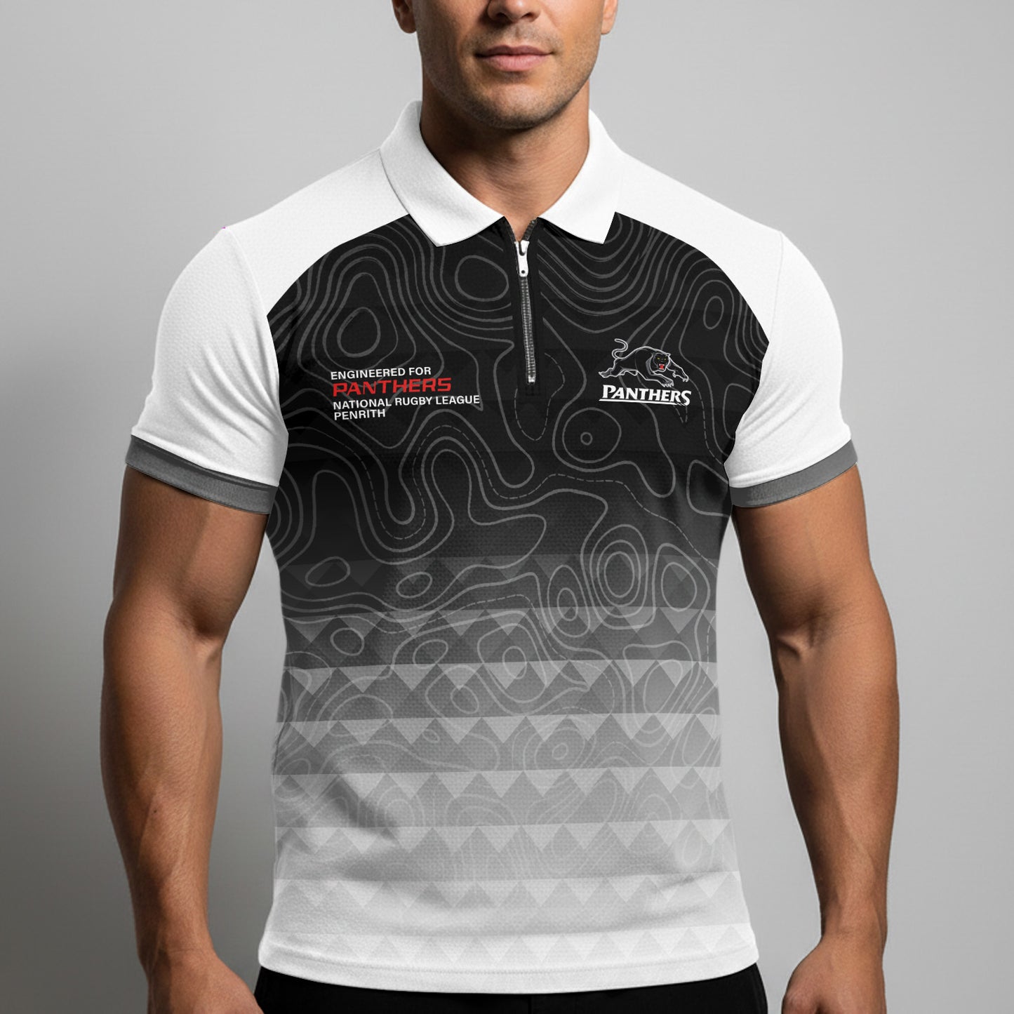 PEN Personalized Custom Zip Polo Shirt 2