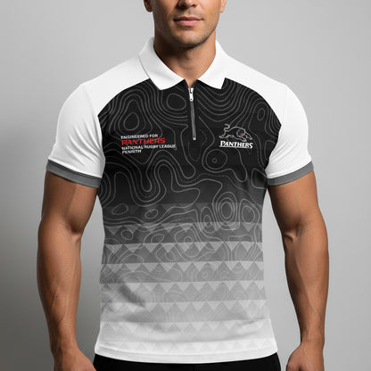 PEN Personalized Custom Zip Polo Shirt 2