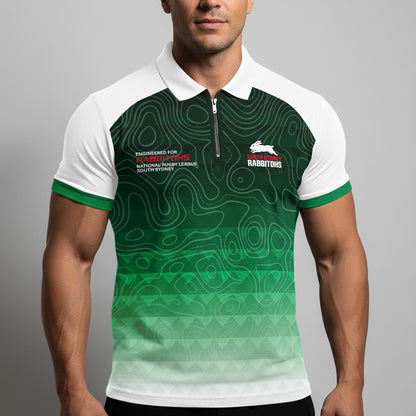 SOU Personalized Custom Zip Polo Shirt 2