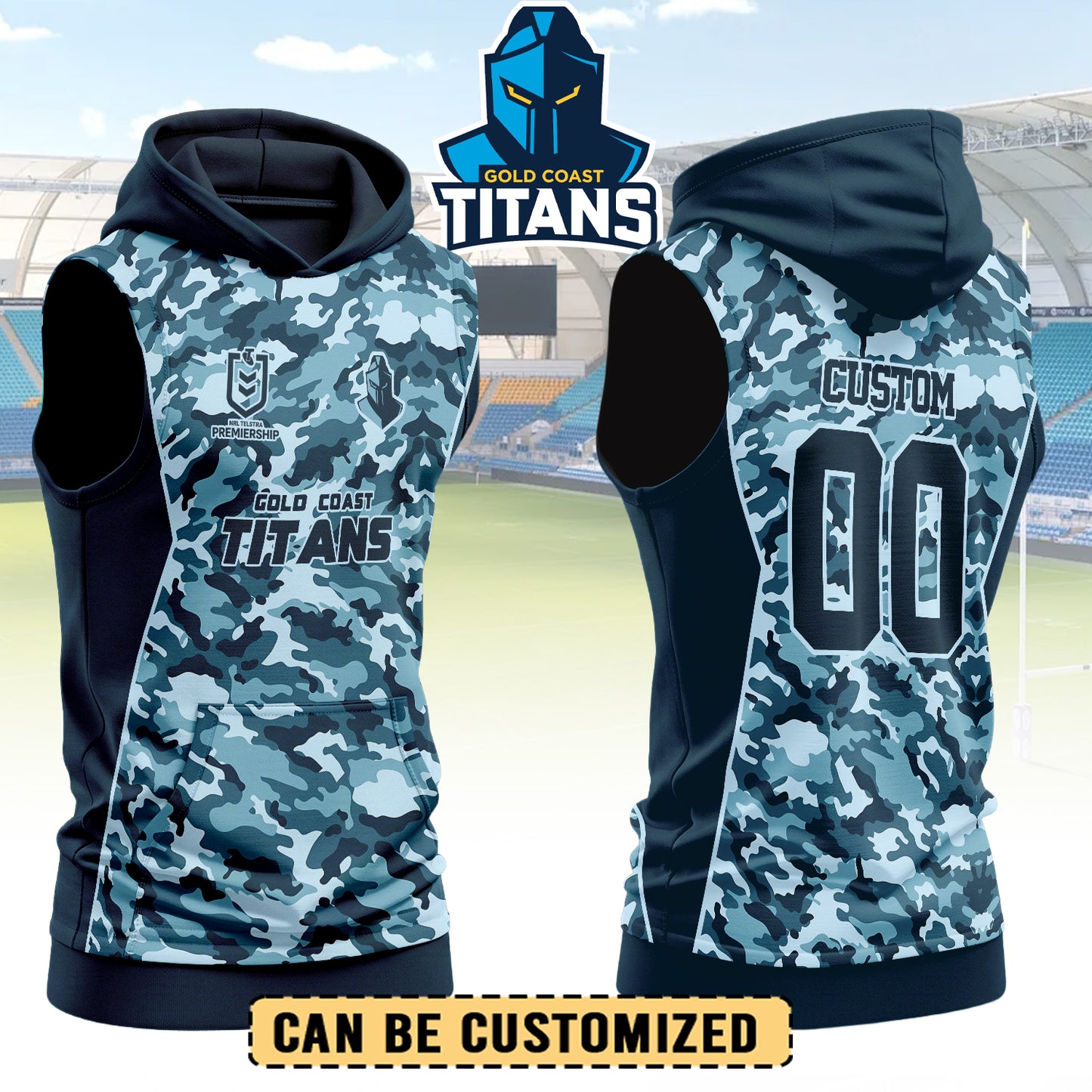 GLD Personalized Custom Hooded Tank Top 6